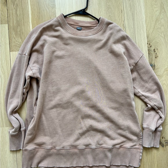 aerie Tops - Aerie Crewneck Sweatshirt. Size Large. Tan in color.